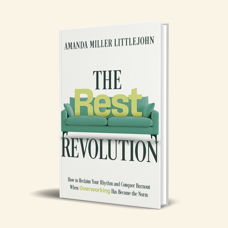 The Rest Revolution book cover by Amanda Miller Littlejohn